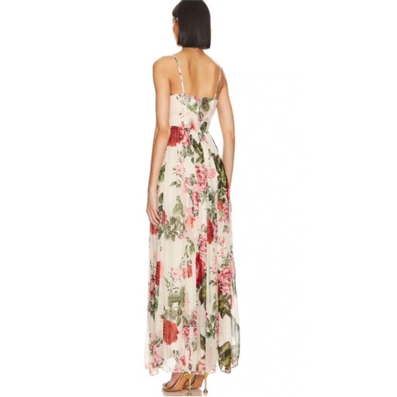 Hemant & Nandita Naaz Floral Corset Maxi Dress - Picture 8 of 13